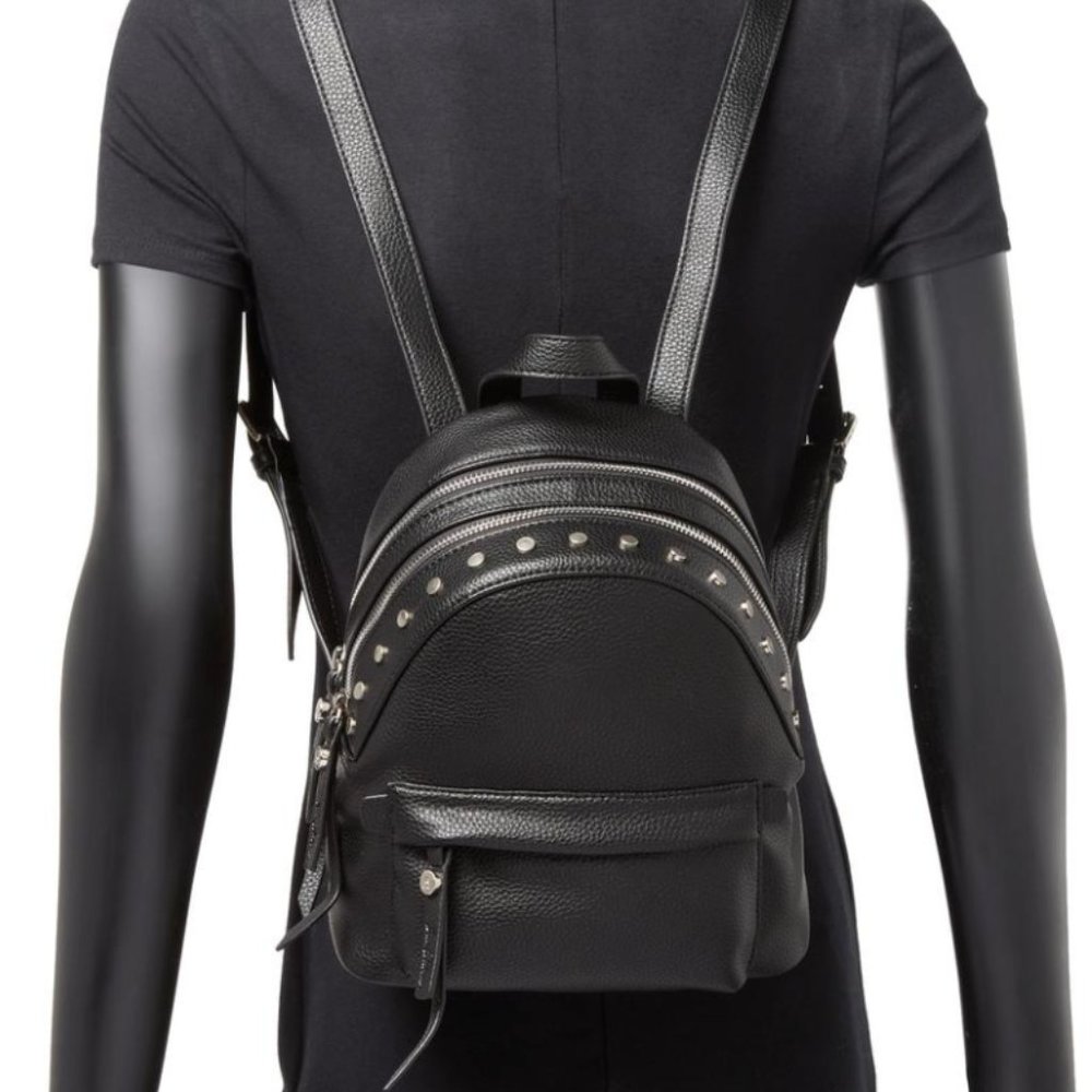 Leather Studded Mini Backpack